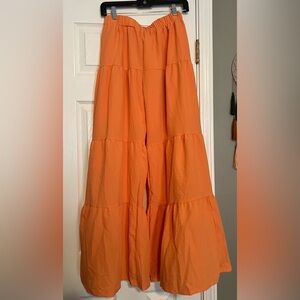 Wide leg flowy pants